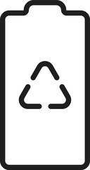 Stroke battery icon white on background.