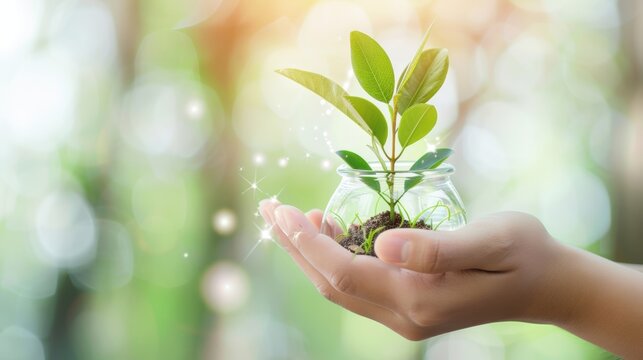 Community development through ESG and corporate social responsibility, showcasing sustainable business practices and green initiatives, vibrant and clear