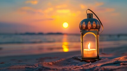 Photo of Lamp of Wishes In The Desert - Genie