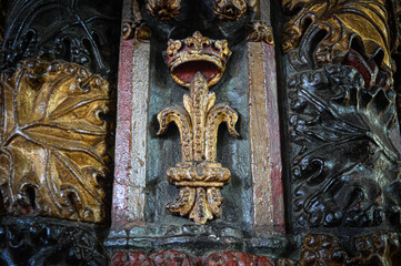 Fleur De Lis Wood Carving © James Middleton