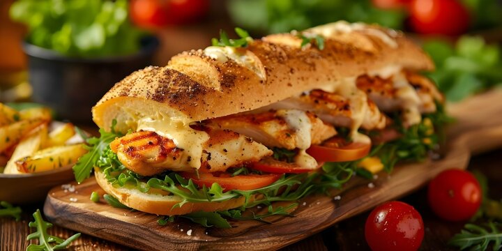 Chicken fillet sandwich with parmesan cheese sauce described as subpar. Concept Food Review, Sandwich Critique, Chicken Fillet, Parmesan Cheese Sauce, Subpar Quality