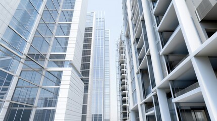 A Cityscape Symphony in Glass and Steel