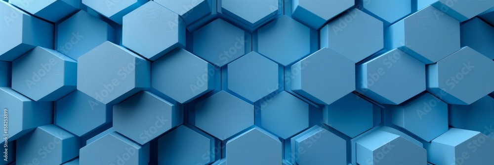 Poster design with hexagons. geometric abstract background with simple hexagonal elements. design for medic