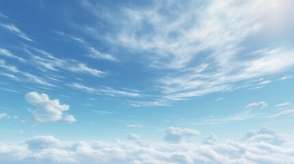 A dreamy close-up of wispy cirrostratus clouds, creating a hazy effect across the sky.
