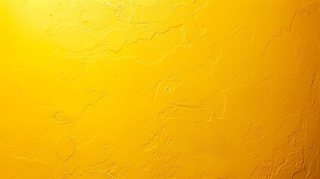 Wall painted yellow.