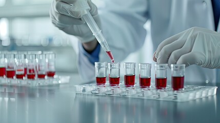 Precision Pipetting in a Sterile Lab