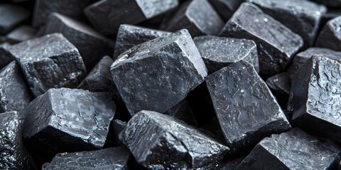 Mineral elements found in lithiumion batteries for energy storage and devices. Concept Lithium, Cobalt, Nickel, Manganese, Graphite