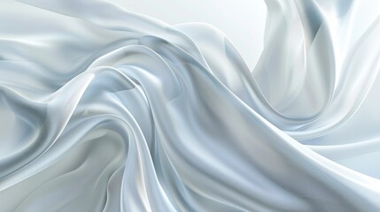 Fototapeta premium Bright abstract white background featuring gentle white light, evoking purity and simplicity
