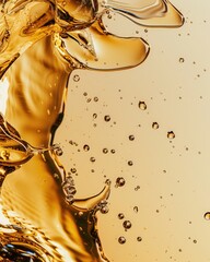 Abstract oil background in water