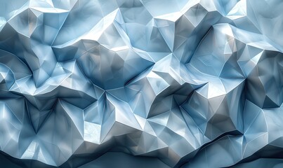 Obraz premium Modern geometric mosaic graphic - Abstract background with polygons, squares, and lines pattern for a gray and blue backdrop with copy space. illustration images