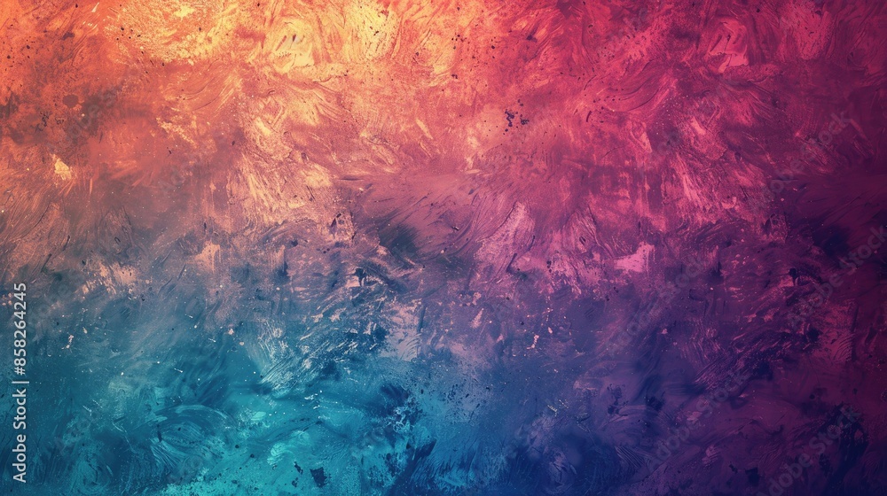 Poster bold gradient grainy texture abstract background, adding a pop of color and texture to your visual c