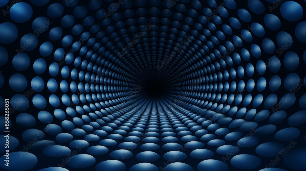 Aufkleber a mesmerizing optical illusion of circles that appear to rotate and intertwine, creating a mesmerizi