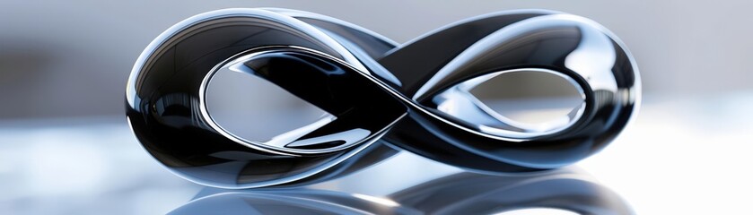 Fototapeta premium A detailed model of a mathematical equation or concept, such as a sphere or a Mobius strip