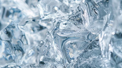 Macro of ice