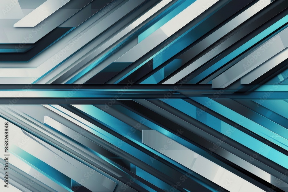 Poster create an abstract speed illustration with gray and blue arrows for a modern and dynamic background