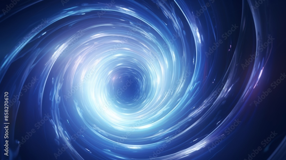 Aufkleber A wormhole, a theoretical tunnel connecting two different points in spacetime, depicted as a swirling vortex of light and energy.