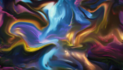Colorful random abstract blurred backdrop, illustration.