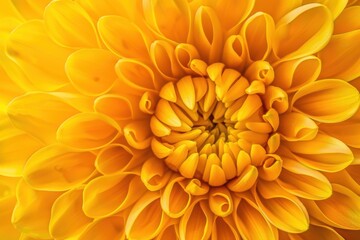 Chrysanthemum Flower: Yellow Beauty in Nature, Floral Design Background