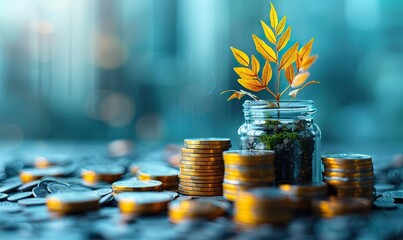 Discover financial planning, money investment, and wealth management strategies to empower your financial well-being. illustration images