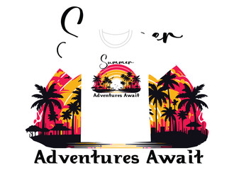 unique summer t-shirt design