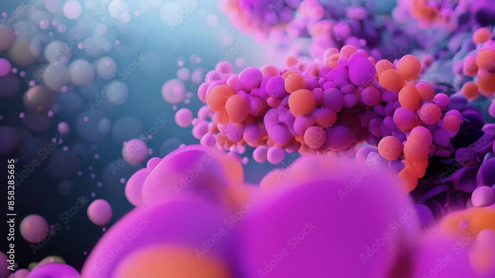 Poster superresolution animation of the f1f0atpase complex responsible for converting adp and phosphate int