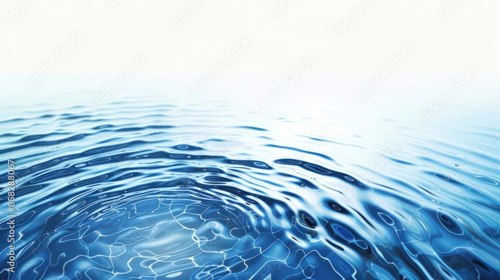 Poster a large wave of water is crashing on the shore. generate ai image