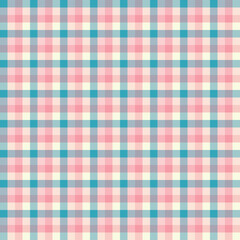 Seamless pattern of plaid. check fabric texture. striped textile print.Checkered gingham fabric seamless pattern. Vector seamless pattern.