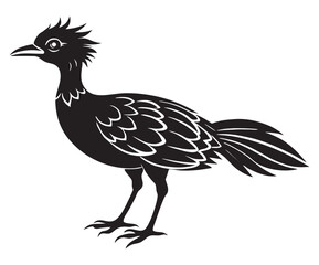 illustration of guragani bird silhouette