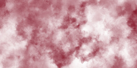 Abstract red pink sky with white clouds and blurred pattern background. abstract smoke watercolor background. watercolor full hd texture hyper realistic Fantasy backgrounds and web banners design.