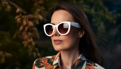 portrait of a woman in sunglasses