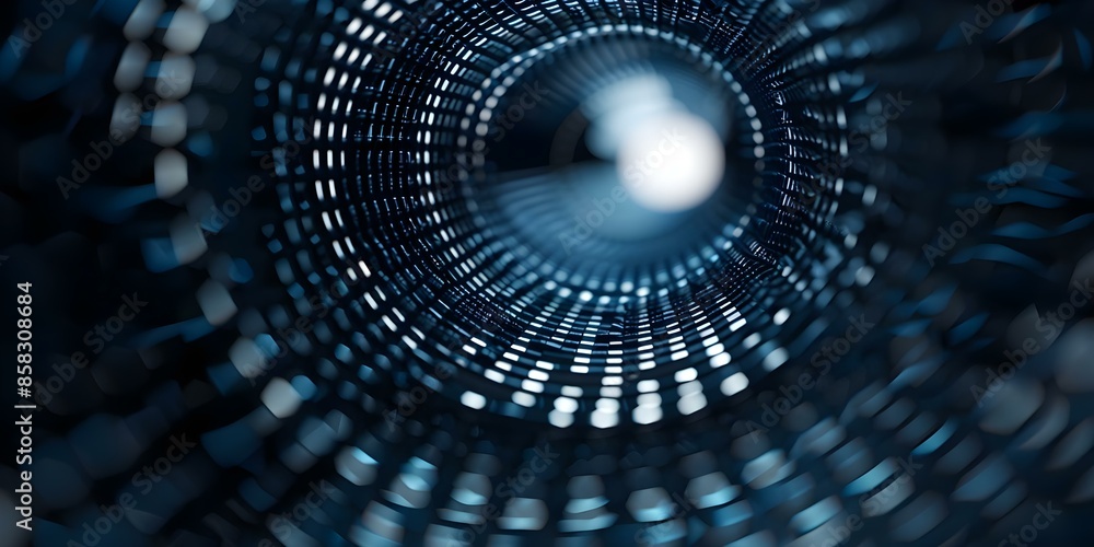 Poster unlimited potential abstract background representing it innovation and technological advancements. c