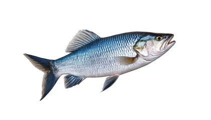 Fototapeta premium Vibrant Tropical Fish Isolated on White