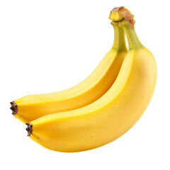Bunch of bananas on white on white background.
Banana isolated on transparent background.