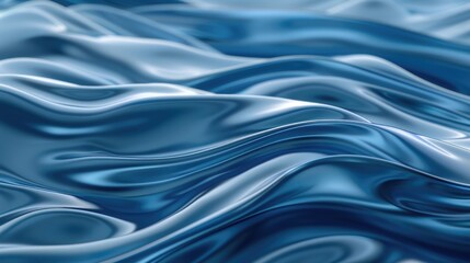 Soft, wavy blue lines on an abstract background, evoking a sense of calm and fluidity, perfect for technology or water-related designs.