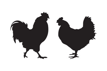 chicken vector Art & Illustration
