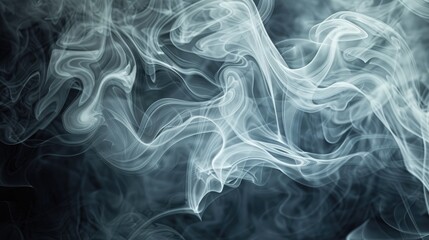 Obraz premium Smoky abstract background with swirling patterns, creating a mysterious and atmospheric effect