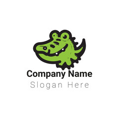 Alligator Logo Design Concepts, Vector, Illustration