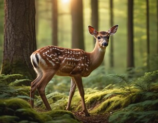 A Deer in the Forest