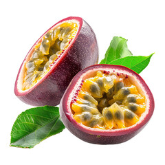 Passion Friut of bananas on white on white background.
Passion Friut isolated on transparent background.