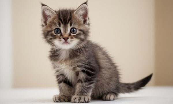 Kitten with Blue Eyes