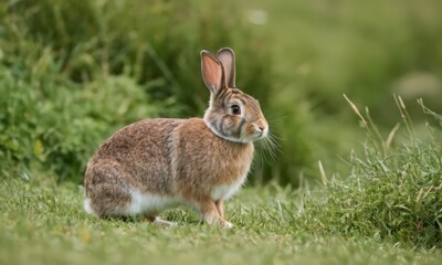Fototapeta premium A Bunny in the Field