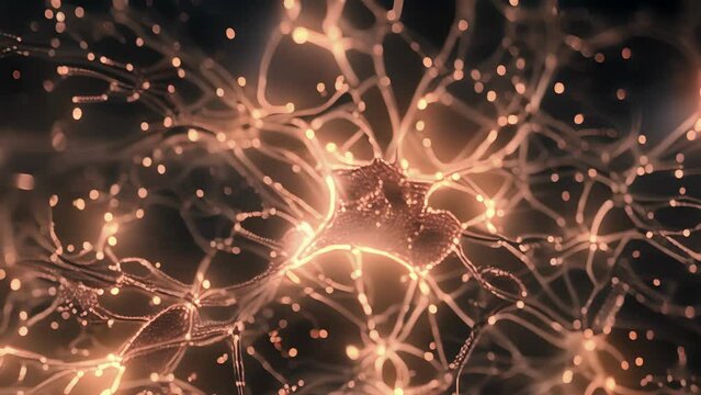 The various branches of an astrocyte extend to multiple neighboring neurons facilitating communication between them.