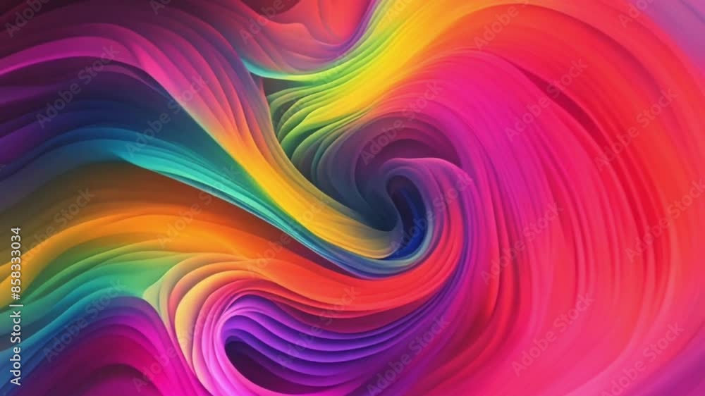 Aufkleber the chromatic ballet is a captivating performance where color gradients gracefully transform, merge,