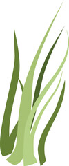 Grass plant design for banners and menus.