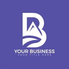 vector modern letter B logo design template