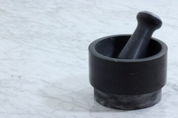 Beutiful marble stone mortar and pestle set