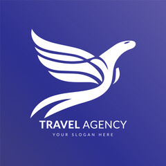 Airplane logo design template inspiration vector illustration