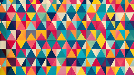 Fototapeta premium Colorful geometric pattern