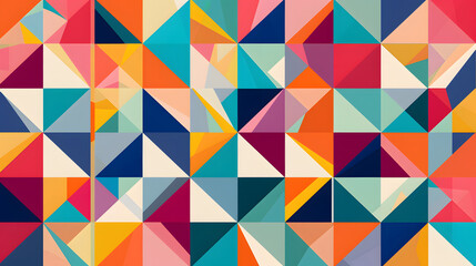 Obraz premium Colorful geometric pattern