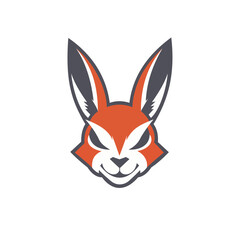 rabbit esport gaming mascot logo template
